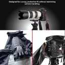 2 x REFLEX CAMERA Universal Protective Waterproof DSLR/SLR Rain Cover with Drawstring Sleeves & Clear Viewing Window for Sony, Canon, Nikon, Panasonic, Lightweight Nylon Protection for All-Weather Outdoor