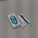 Nargos 8Bitdo Zero 2 Bluetooth Key Chain Sized Mini Controller for Nintendo Switch, Windows, Android and macOS (Turquoise Edition)