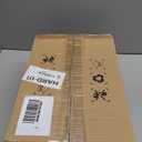 DLLT LED Floor Lamp, Adjustable Head Standing Lamp with Heavy Metal Based, Farmhouse Tall Rattan Floor Lamps Reading Lighting for Living Room, Bedroom, Study Room, Office, 8W 3000K E26 Bulb Included