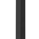 Black Aluminum Deck Railing Posts, 1-Pack 38" Iron Balusters with Sturdy Base, Easy-Install Porch Railing Kit for Outdoor Stairs and Decks