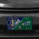 Rico Industries NFL Football Kansas City Chiefs Metal Auto Tag 6" x 12" - Great for Truck/Car/SUV (Red)