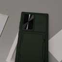 Case for Samsung Galaxy S23 Ultra Case with Card Holder (Store 4-5 Cards) & Kickstand & Slide Lens Cover, Military Grade Drop Protection, Rugged Silicone Wallet Case for Samsung S23 Ultra, Green