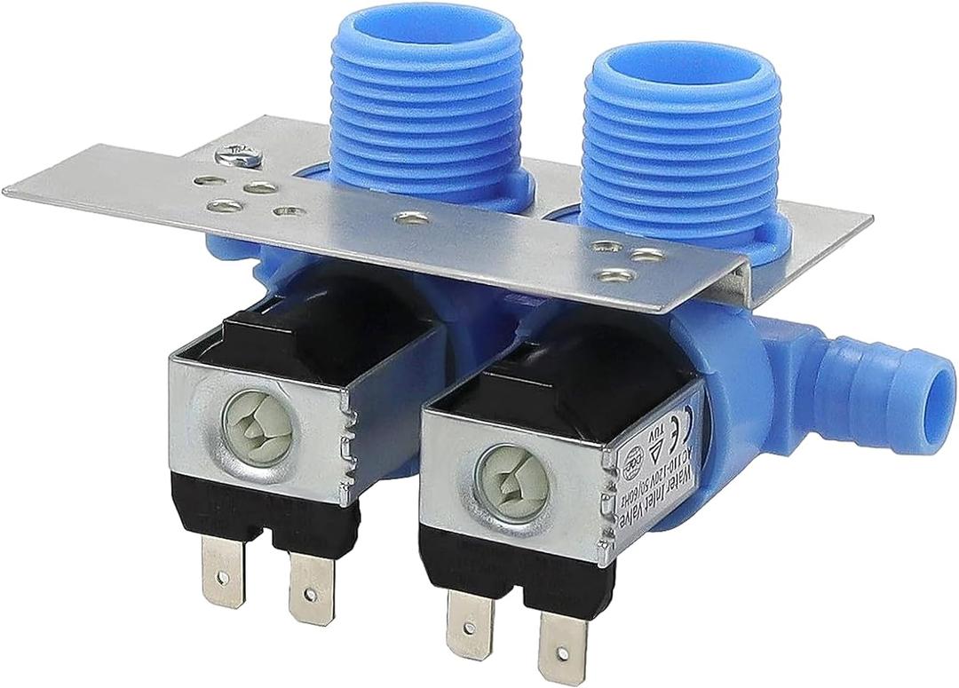 285805 Water Inlet Valve - Compatible with Whirlpool Kenmore May.tag and GE Washers wtw8500dc wtw4955h wtw5100vq2 417.97912702,110.92588210, 41797822700