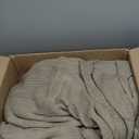 Waffle Knit Throw Blanket, Ultra Soft Lightweight & Breathable All-Season Blankets for Queen/King Size Bed, Waffle Weave Blanket for Home Decor, Office, Couch & Gift Giving (Beige, 90x108 Inch)