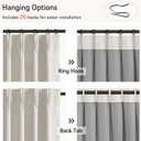 100% Blackout Shield Linen Look Textured Pinch Pleated Curtains Blackout Drapes 108 Inch Long 2 Panels Set, Faux Linen Blackout Curtains for Bedroom & Living Room, 40" W x 108" L, Beige