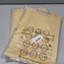 2 x Pack of 35 Paper Bread Bags for Homemade Bread, Paper Bakery Bag for Baked Food Packaging Storage, Large Kraft Paper Bread Loaf Bag with Window Label Seal Sticker included Pack of 35,12.5x8.3x4 Inches