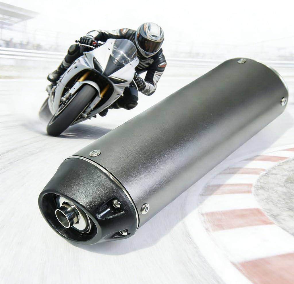 DREAM MOTION 28mm/38mm Motorcycle Exhaust Muffler Removable Noise Reduction Silencer Powersports Parts For Honda CRF50 125cc 150cc 190cc KAYO YX ZS KLX SSR Quad ATV Dirt Pit Bike Accessories (28mm)