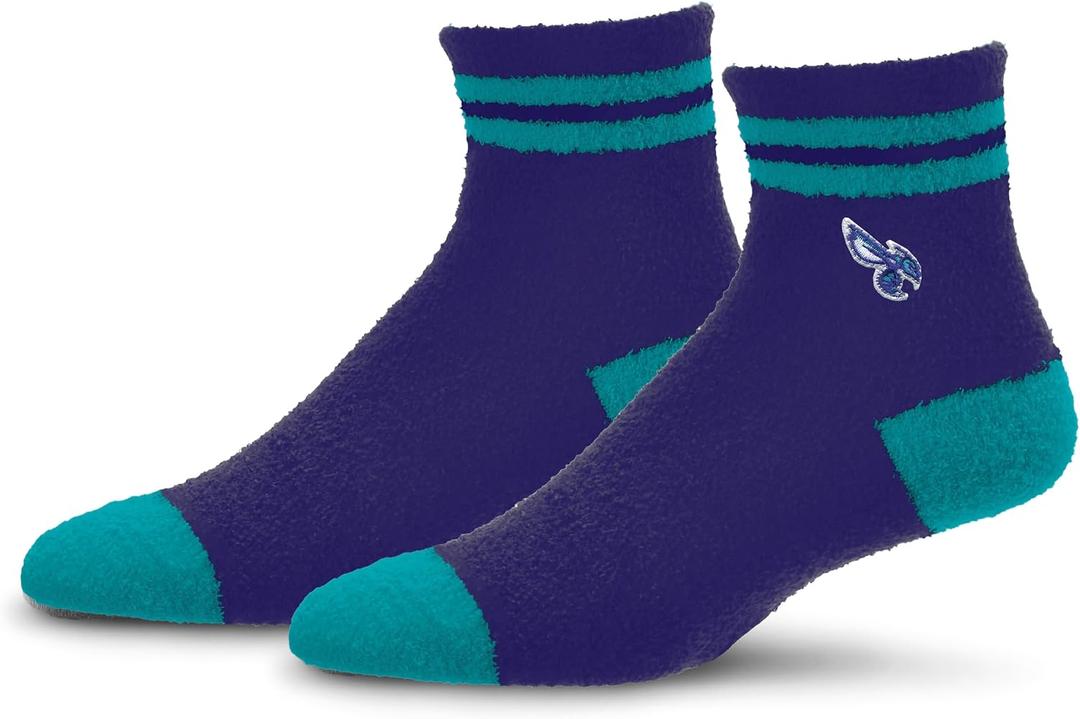 For Bare Feet NBA Unisex Kids Cozy Two Stripe Nba Youth