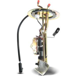 YHTAUTO Electric Fuel Pump with Sending Unit Compatible with Ford E-150 E-250 E-350 E-450 Club Wagon Econoline Super Duty, Center Tank, W/2 Tube Ports