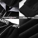 Riskrole Mens Hoodie Tracksuit Set 2 Pieces Casual Athletic Warm Sweatsuits Zip up Outfits, S