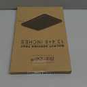 Bamber Wood Serving Tray Wooden Decorative Coffee Tea Platter Whole-Piece Black Walnut 13.4 x 9 Inches