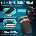 Hair Clippers Set for Men, Hair Clipper Trimmer with LED Display, Professional Cordless Hair Clipper Shaver Beard Trimmer, Hair Cutting Machine for Men, Holiday Gift for Him Father's Day Gift