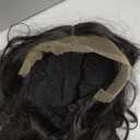 Glueless Wig Side Part Body Wave Hair Synthetic Lace Front Wigs wear and go Natural Black Hair 13x4x1 HD Lace Front Wig -24inch (1B)