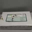 Iconic Pet Adjustable U-Design Double Diner - Non-Skid Rubber Base Noise Free Stable Dog Food Stand with 2 Qt - 8 Cup/ 64 oz Stainless Steel Elevated Dog Food Bowls for Proper Growth & Digestion