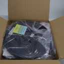 3200lm LED Flush Mount Ceiling Light, Super Slim 12 inch LED Ceiling Light, 5000K LED Ceiling Light for Bedroom, Living Room, Dining Room, Garage, Office, Warehouse (Black, Four Pack)