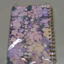 Lined Spiral Journal Notebook, A5 College Ruled Spiral Notebook for Women, Hardcover with Elegant Design for Work and Note-Taking, 5.5 * 8.25 inch,160 Pages, Purple Floral