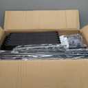 SONGMICS Closet Wardrobe, Portable Closet for Bedroom, Clothes Rail with Non-Woven Fabric Cover, Clothes Storage Organizer, 55.1 x 16.9 x 68.5 Inches, Black URYG02BK