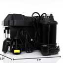 WAYNE ESP25n - 12 Volt Battery Back Up Sump Pump, Battery Not Included - Up to 2,700 Gallons Per Hour - Heavy Duty Basement Sump Pump