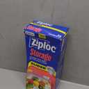 Ziploc Gallon Food Storage Slider Bags, Power Shield Technology for More Durability, 68 Count