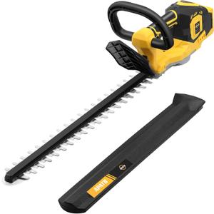 Cordless Hedge Trimmer for DEWALT 20V MAX Battery, 20-inch Electric Bush Shrub Edge Trimmer, Brushless Motor, Powerful & Lightweight (Only Tool)