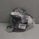 Kismile Small Electric Space Heater Ceramic Space Heater,Portable Heater Fan for Office with Adjustable Thermostat and Overheat Protection ETL Listed for Kitchen, 750W/1500W(Black) (Luxury Black-Built-in Handle)