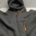 Men Hoodies Casual Hoodies for Men with Zip Pockets Full Zip Long Sleeve Sweatshirt Sports Hooded Jacket (Medium, Dark Grey)