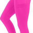 CompressionZ Women's Compression Leggings High Waisted Performance Shaping Gym, Pilates, Travel, Yoga, Workout Pants (Medium)