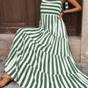 PRETTYGARDEN Women Dresses 2026 Summer Floral Sleeveless Maxi Dress Casual Spaghetti Strap Tiered Flowy Beach Long Dress (Large)