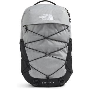The North Face Borealis Commuter Laptop Backpack - Water Repellent, Laptop Sleeve, Large Main Compartment, Meld Grey Dark Heather/TNF Black-NPF, One Size