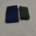 Modavari Home Fashions Bamboo Standard Pillowcases, Pack of 2, Green and Blue Bed Sheet, Everyday Living, Size 66x96"