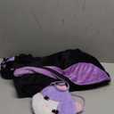 Joycover Black Cat Costume for Girls, Kids Hooded Cat Noir Onesie with Purse Bag, Girls Halloween Costumes for Kids Age 5-10 (Medium (6-7y))