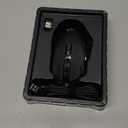 Redragon M810 Pro Wireless Gaming Mouse, 10000 DPI Wired/Wireless Gamer Mouse w/Rapid Fire Key, 8 Macro Buttons, 45-Hour Reliable Power Capacity and RGB Backlit for PC/Mac/Laptop (Black)