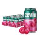 Zevia Zero Sugar Soda, Cran-Raspberry, 12 oz Cans (24-Pack) Naturally Sweetened, Non-GMO Project Verified, Gluten-Free, Vegan (EXP 11/21/27)