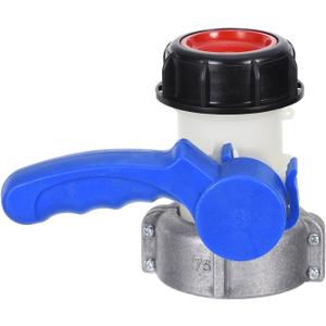 PATIKIL 75mm IBC Tote Adapter - DN50, 1000L IBC Adapter, Butterfly Valve Switch for Garden Irrigation