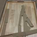 4 In 1 Noodle Board Stove Cover Lightweight Cutting Board Wood Stove Top Covers for Electric Stove, Glass Gas Stove Cover for Gas Burners - 30" x 22"