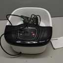 Foot Spa Bath Massager with Heat, Epsom Salt,Bubbles, Vibration and Red Light, Tub for Stress Relief,Foot Soaker, Christmas Gifts Birthday Gifts for Mom Dad Women Men Her Him (Black/White)