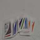 Mixed Sutures Thread with Needle (Absorbable: Chromic Catgut; Non-Absorbable: Nylon, Silk, Polyester, Polypropylene) - Surgical Wound Practice Kit, Emergency First Aid Demo (2-0, 3-0, 4-0, 5-0) 24PK