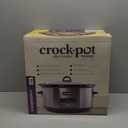 Crock-Pot Large 8-Quart Programmable Slow Cooker with Auto Warm Setting Black Stainless Steel