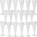 Fun Express - Plas. Champagne Flute Glasses (25pc) for Party - Party Supplies - Drinkware - Disposable Cups - Party - 25 Pieces
