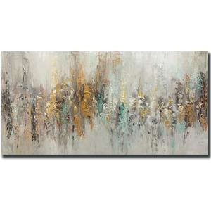 V-inspire Art,24x48 inch Oil Painting, Modern Home Canvas Painting Decoration, Abstract Mural Painting