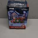 JOYIN Christmas Inflatable Decoration, Blow Up Joy with Santa with Build-in LEDs for Xmas Party Outdoor Decor, Christmas Inflatable Decoration for Outdoor Yard Garden Lawn Xmas Decor