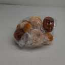 Whaline 12Pcs Fall Faux Velvet Pumpkins Thanksgiving Harvest Artificial Fake Pumpkin Rustic Assorted Sizes Orange Brown Khaki Small Foam Pumpkins for Fall Wedding Party Home Table Decor