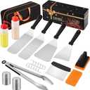 Griddle Accessories Kit for Blackstone,19Pcs Flat Top Grill Accessories Set for Camp Chef,BBQ Spatula Set with Scraper for Outdoor Grill Camping Cooking