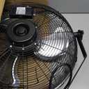 NewAir WindPro18W Wall Mount Fan | High-Velocity Industrial, Shop or Garage Fan | 3 Speed Settings | 3000 CFM | Black
