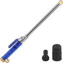 Jet Nozzle for Garden Hose, High Pressure Washer Hose Nozzle, Power Washer Wand with 2 Different Nozzles and Hose Quick Connectors for Car Washing, Garden Cleaning, Patio (18 inch)