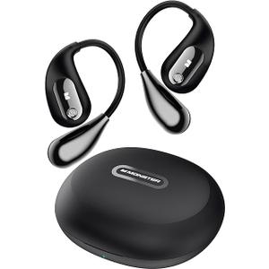 Monster Open Ear AC210 Headphones, Bluetooth 5.4 Earphones Stereo Sound, Wireless Headphones 30 Hours Playback, Type-C Charging, HD Clear Calls, Touch Control, IPX5 Waterproof Open Ear Earbuds,Black