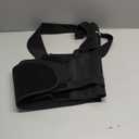 Fit Geno Back Brace Posture Corrector for Women and Men, Shoulder Straightener, Adjustable Full Back Support, Upper and Lower Back Pain Relief - Scoliosis, Hunchback, Hump, Thoracic, Spine Corrector (Medium/Large, Black)