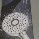 Magichome Filtered Shower Head with Handheld, High Pressure 10-Spd Detachable Chrome Showerhead with Stainless Hose, Water Softener Filter Beads for Hard Water - Remove Chlorine, Reduce Dry Itchy Skin (Silver)