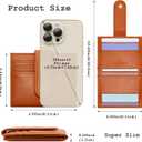GEEAD Small Wallets for Women Slim Bifold Credit Card Holder Minimalist Zipper Coin Pocket