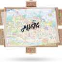 ALL4JIG 1000 Pieces Rotating Puzzle Board with 6 Drawers and Cover,22.44"x30.16"Portable Wooden Jigsaw Puzzle Table for Adults,Lazy Susan Spinning Puzzle Boards Birthday Gift for mom